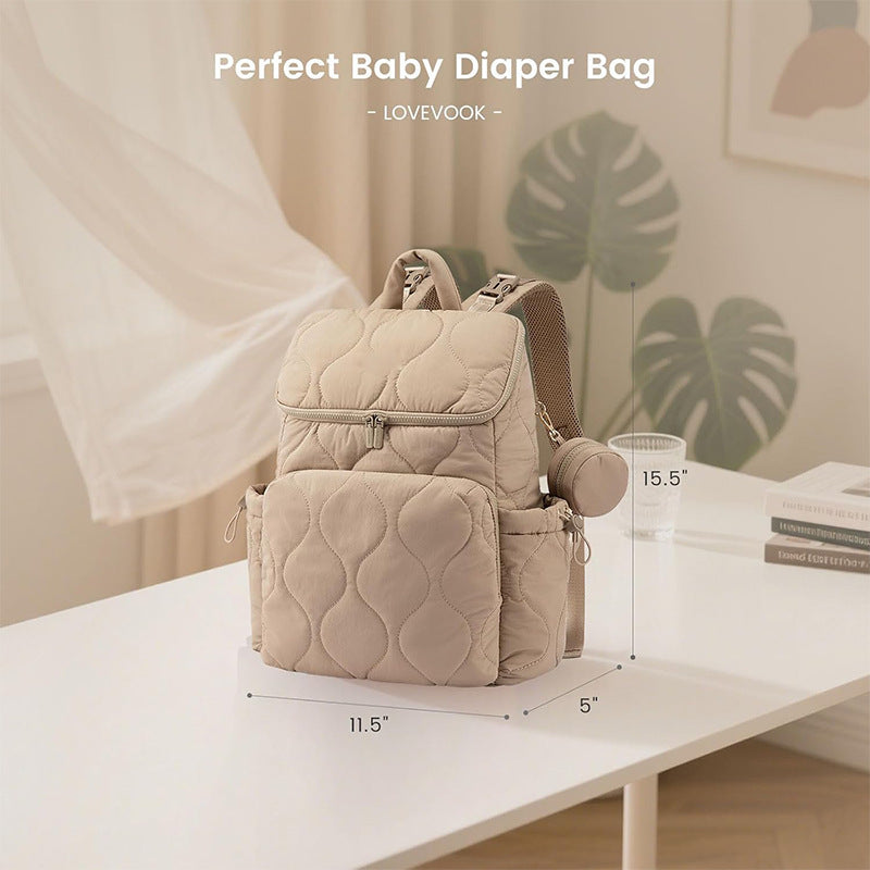 Quilt-Rucksack mit Zusätzlichem Organizer Brehn