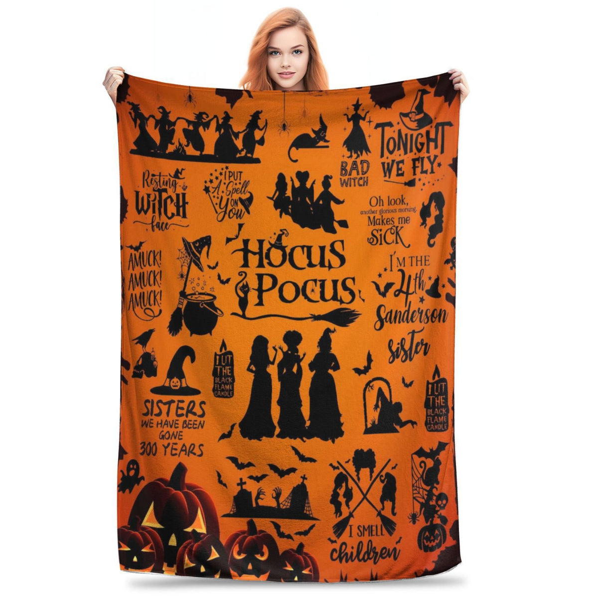 Halloween-Themen Gemütliche Fleece-Decke