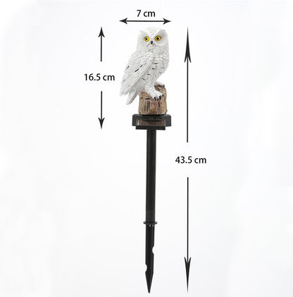 Realistischer Solar-Vogel-Gartenstecker Mit Bewegungssensor Und Wetterfestem Design Brehn