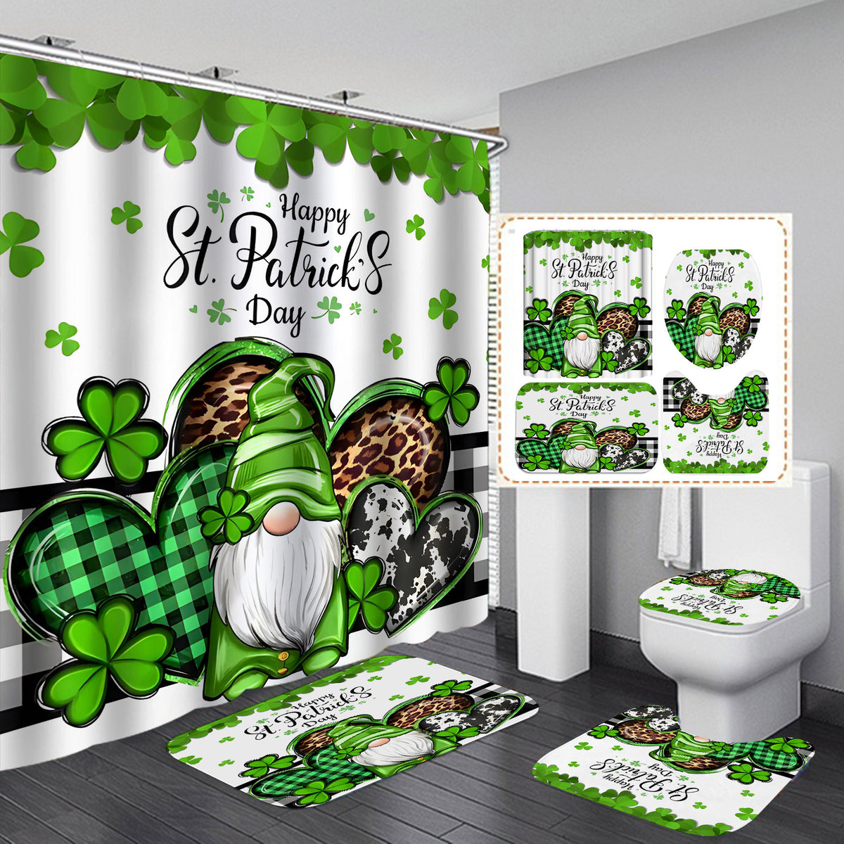 St. Patrick's Day Themen-Badset Brehn