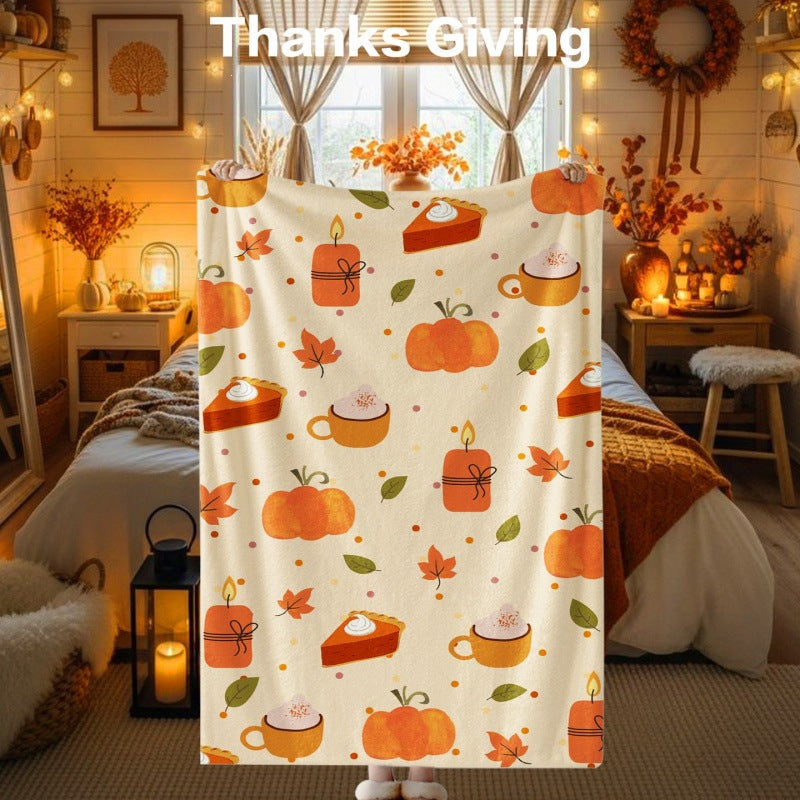 Thanksgiving-Themen Kuscheldecke