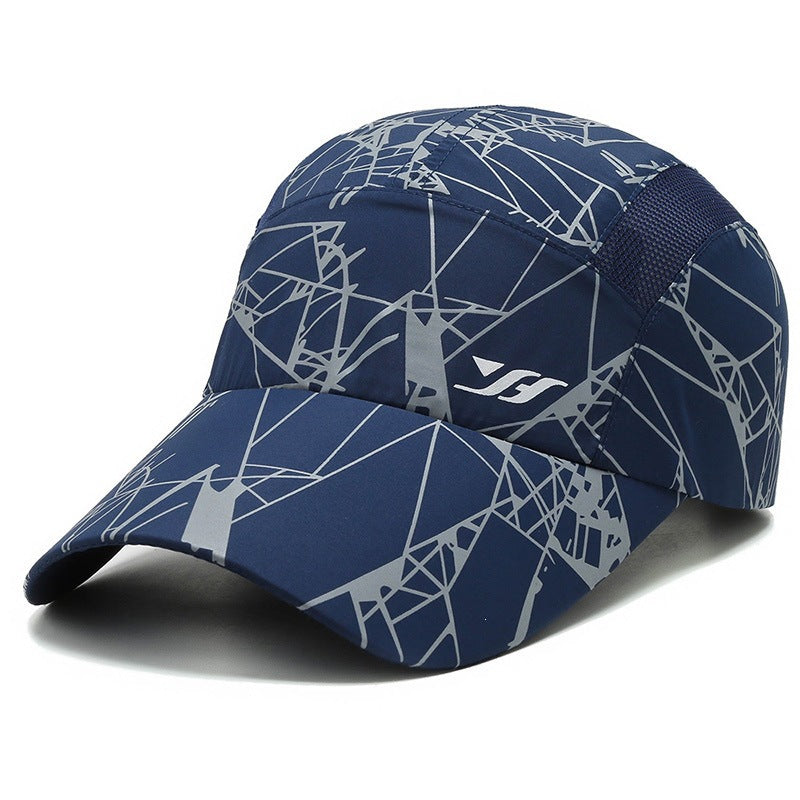 Damen Sportliche Laufmütze mit atemberaubendem Geometrie-Muster Brehn