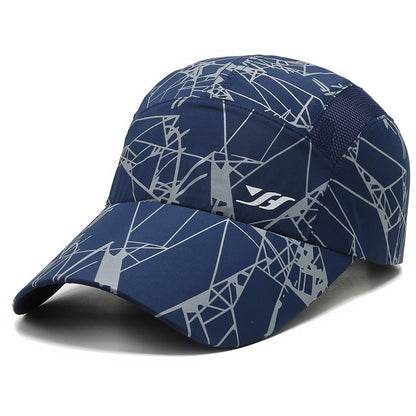 Damen Sportliche Laufmütze mit atemberaubendem Geometrie-Muster Brehn