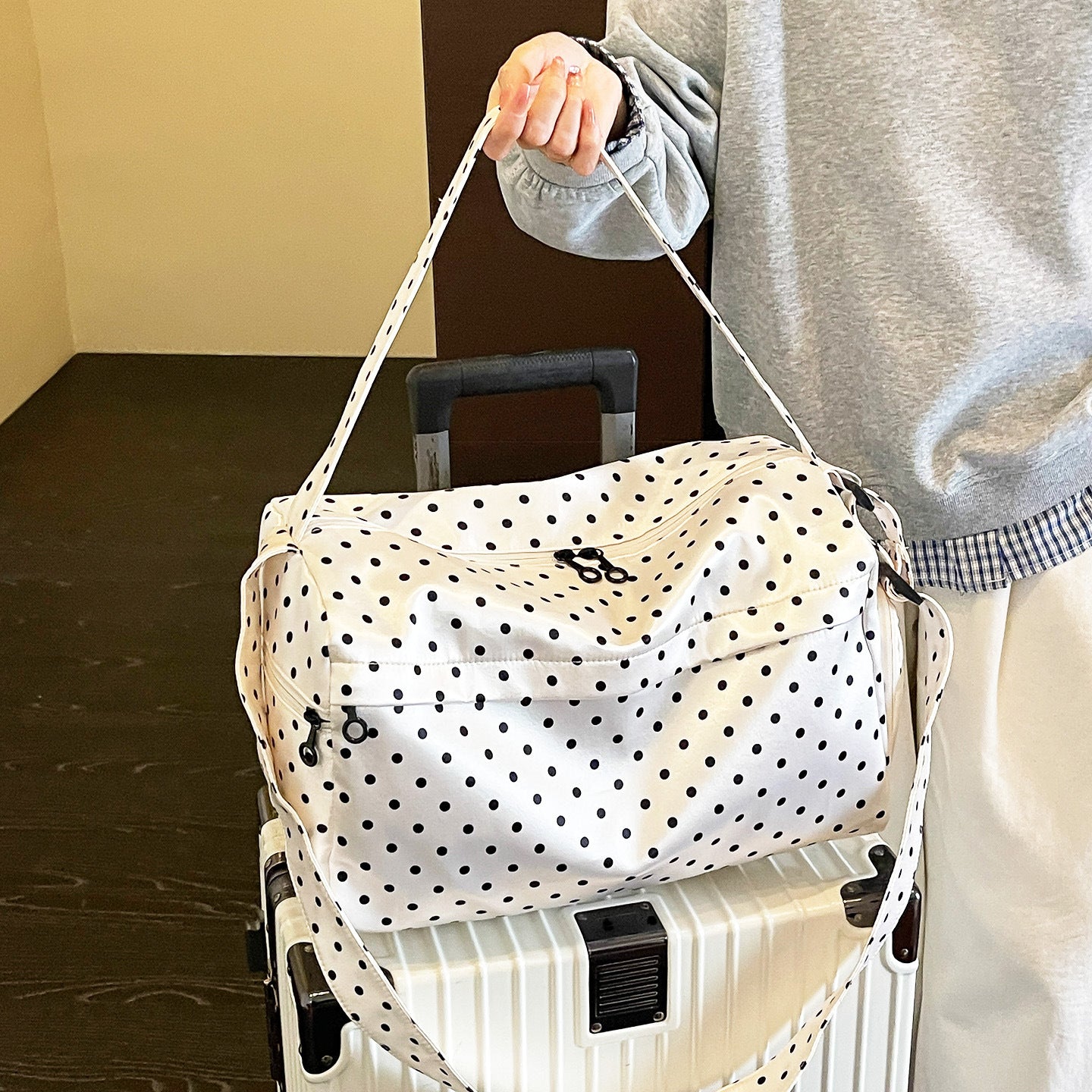 Polka Dot Gym Duffel Bag Brehn