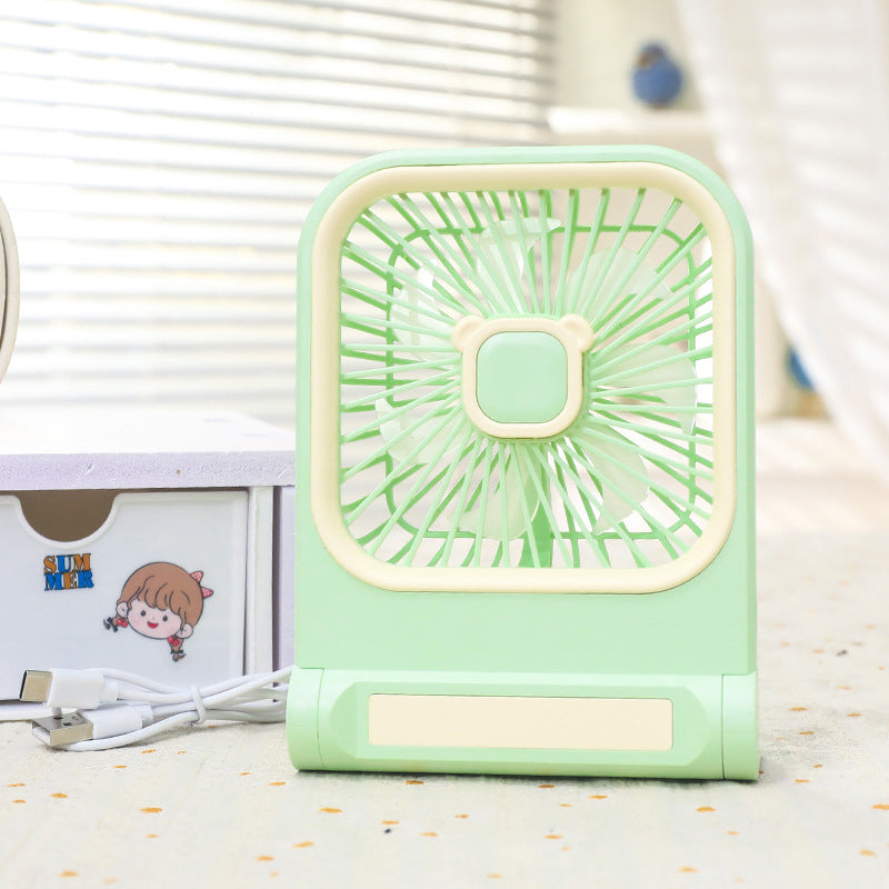 Damen Tragbarer Tischventilator mit USB-Anschluss und flexibler Neigungsfunktion Brehn