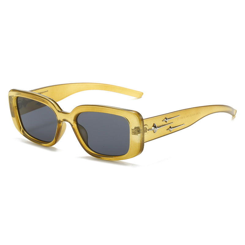 Moderne Minimalistische Quadratische Rahmen Sonnenbrille Brehn