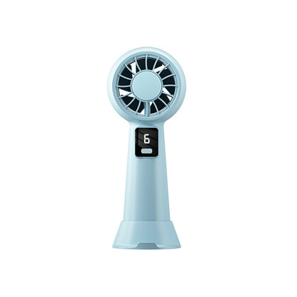 Unisex Tragbarer Digitalanzeige Handheld Ventilator Brehn