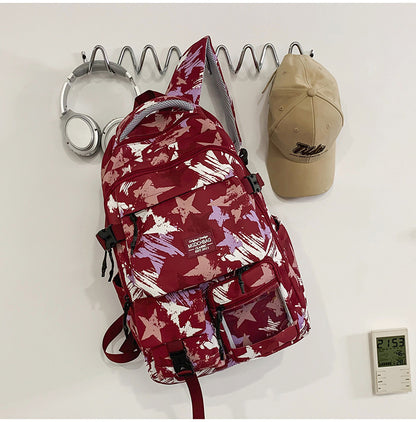Vielseitiger Sternmuster-Rucksack Brehn
