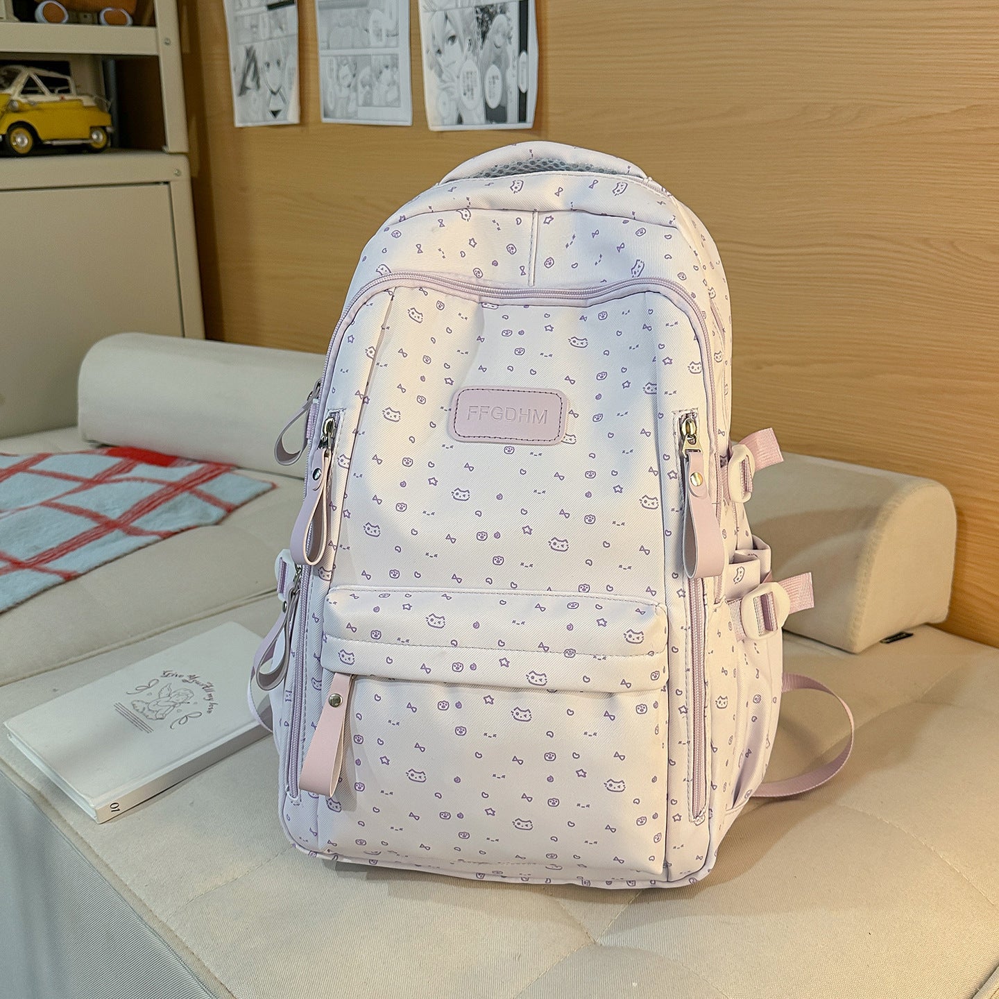Süßer Blumenmuster Rucksack Brehn