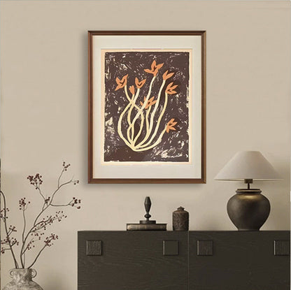 Geteilte botanische Druckkunst
