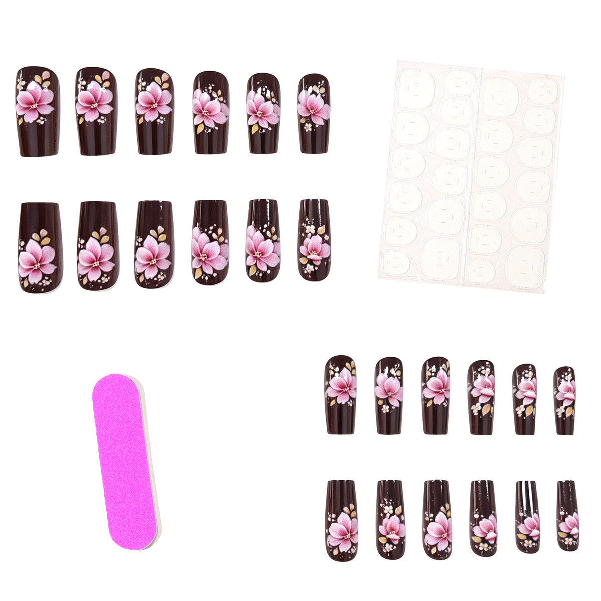 Florales Nagelkunstdesign Brehn