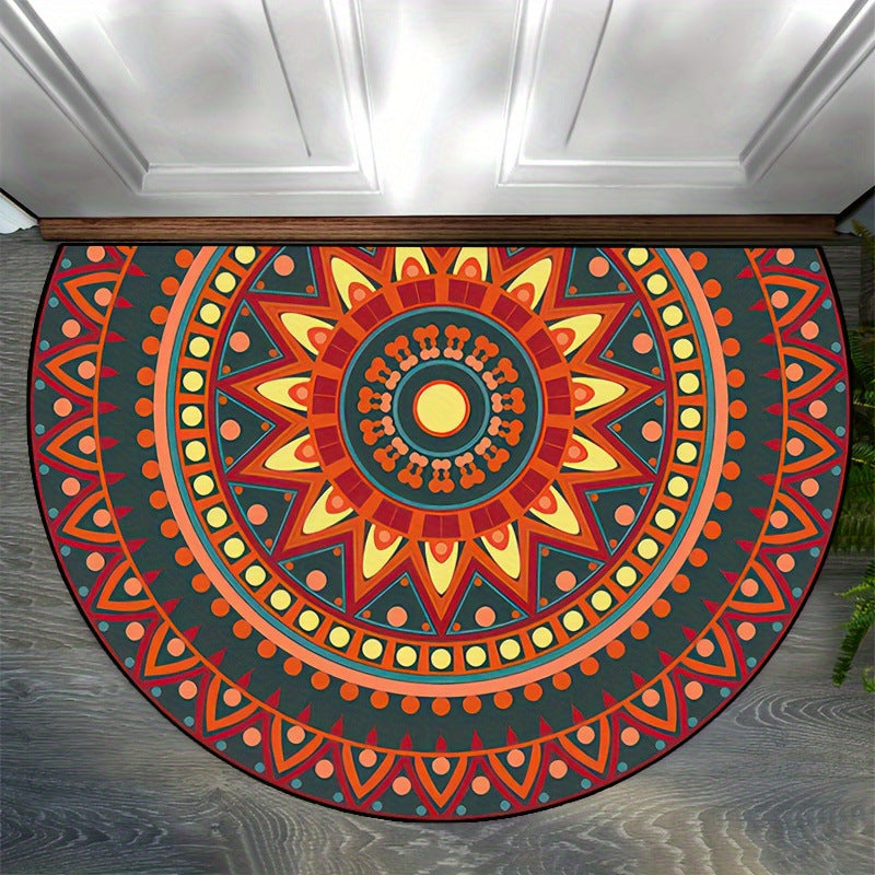 Buntglas Sonnenblume Willkommen Matte Brehn