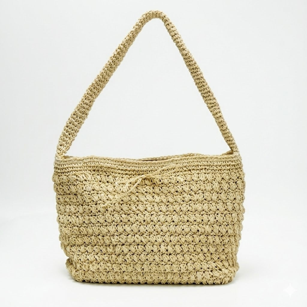 Modische Makramee Shopper-Tasche Brehn
