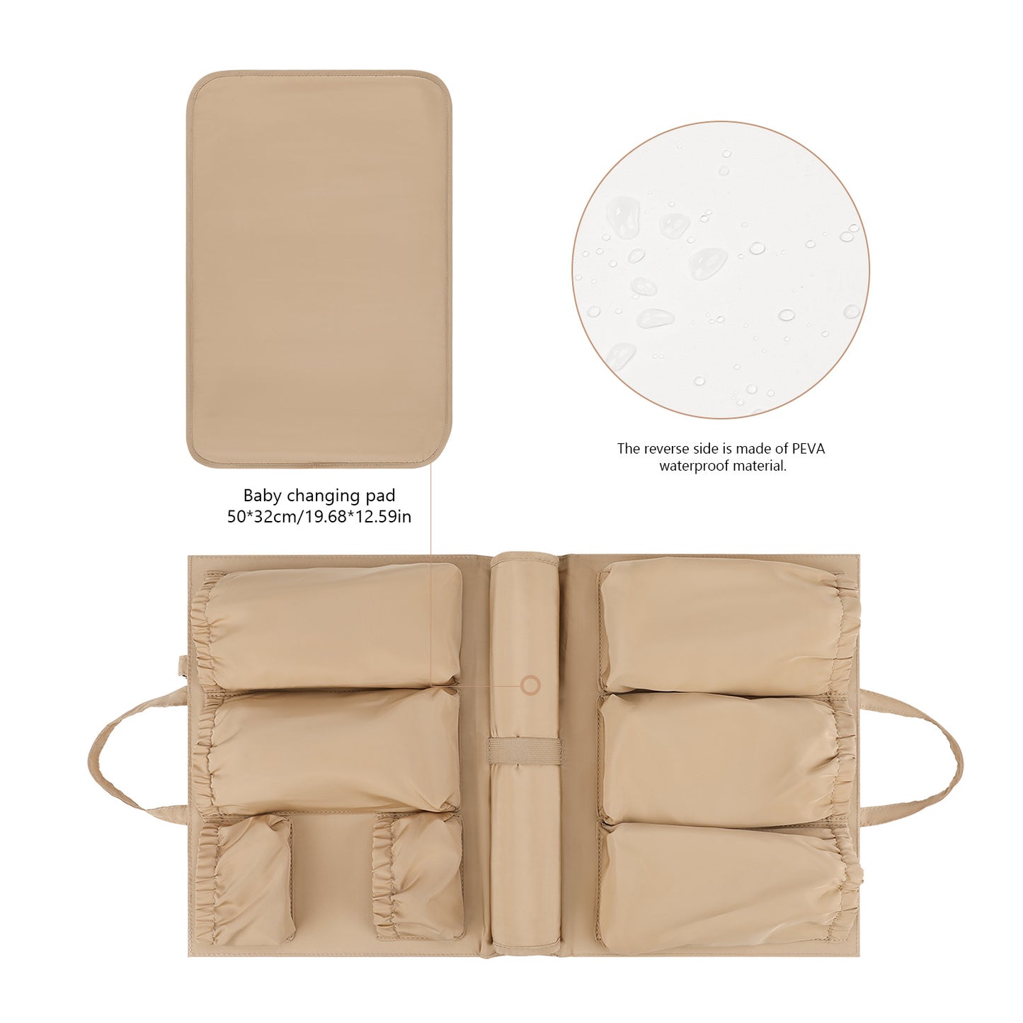 Praktische Einkaufstasche mit Mehreren Taschen Brehn