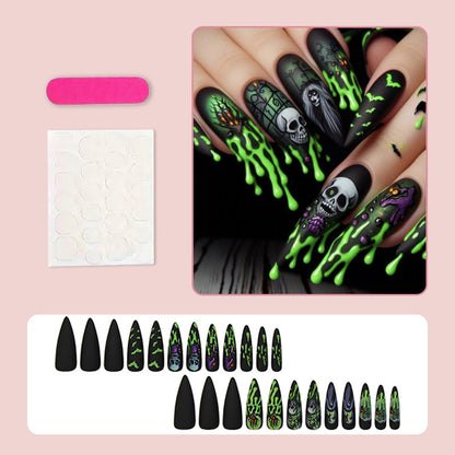 Kunstnagelset mit einzigartigen Spukmotiven Brehn
