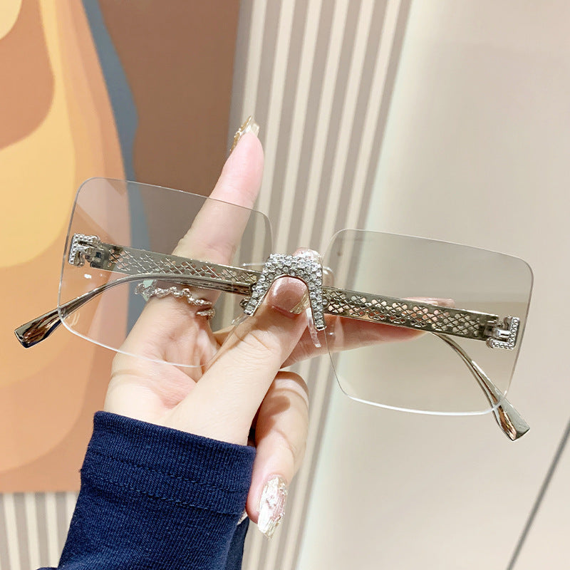 Damen extravagante hexagonale Sonnenbrille Brehn