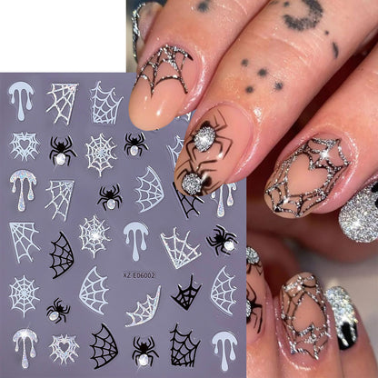 Halloween-Themen Nagelkunst Aufkleber Set  1791507032