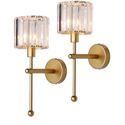 Kristallakzent LED Wandleuchte