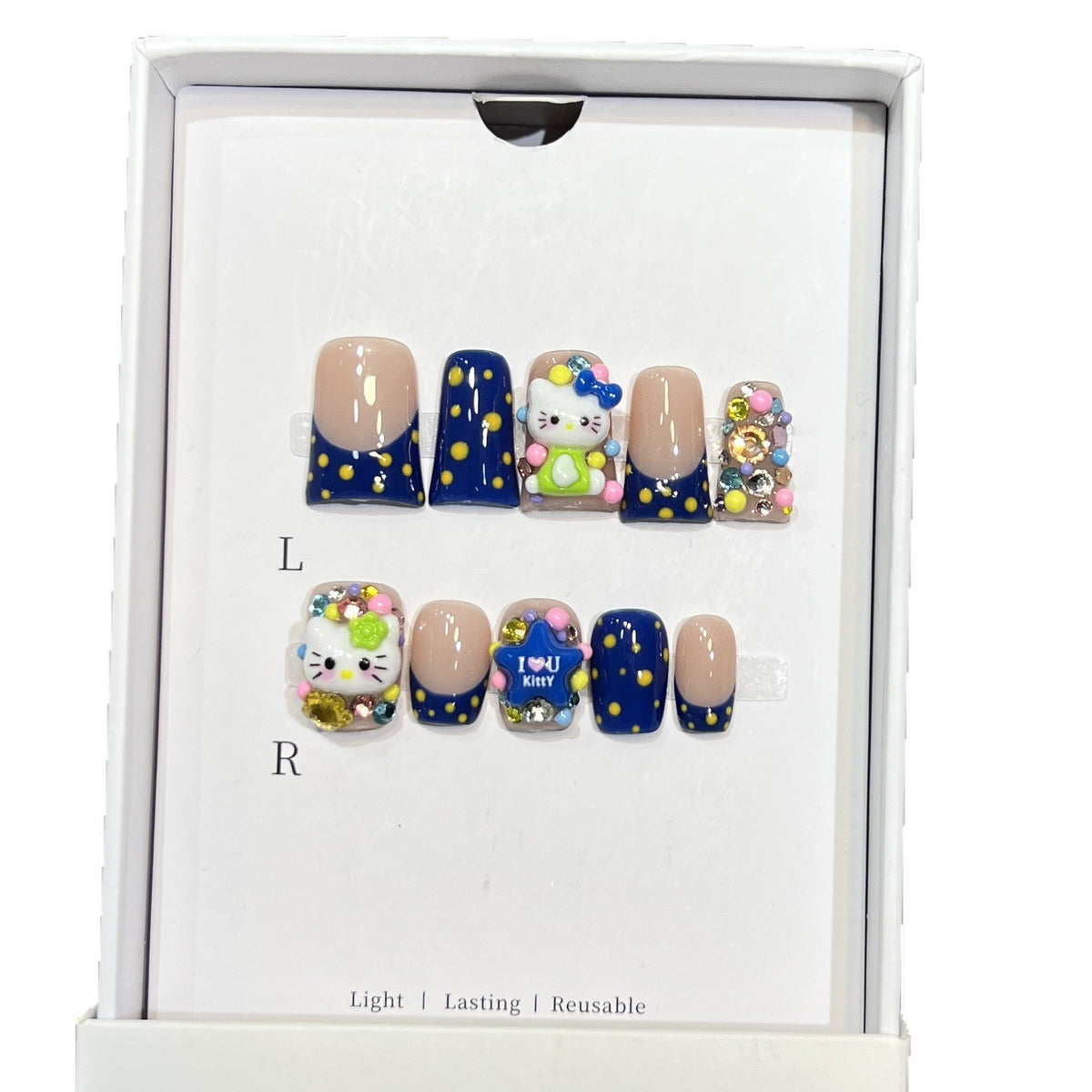 Verspielt Cartoon-Themen Press-On Nagelset Brehn