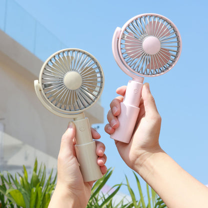 Damen Tragbarer Handventilator mit ergonomischem Griff und drehbarem Kopf Brehn