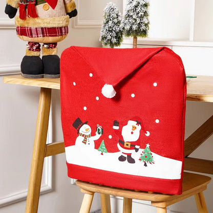 Festlicher Stuhlüberzug mit Weihnachten-Motiv Brehn