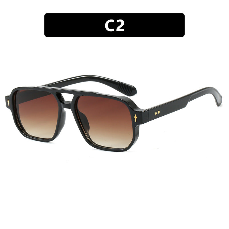 Damen modische quadratische Sonnenbrille mit luxuriösen Details Brehn