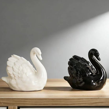 Elegante Keramikschwanfigur Brehn
