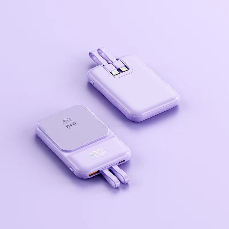 Multifunktionale Kabellose Powerbank mit Integriertem Ständer Brehn