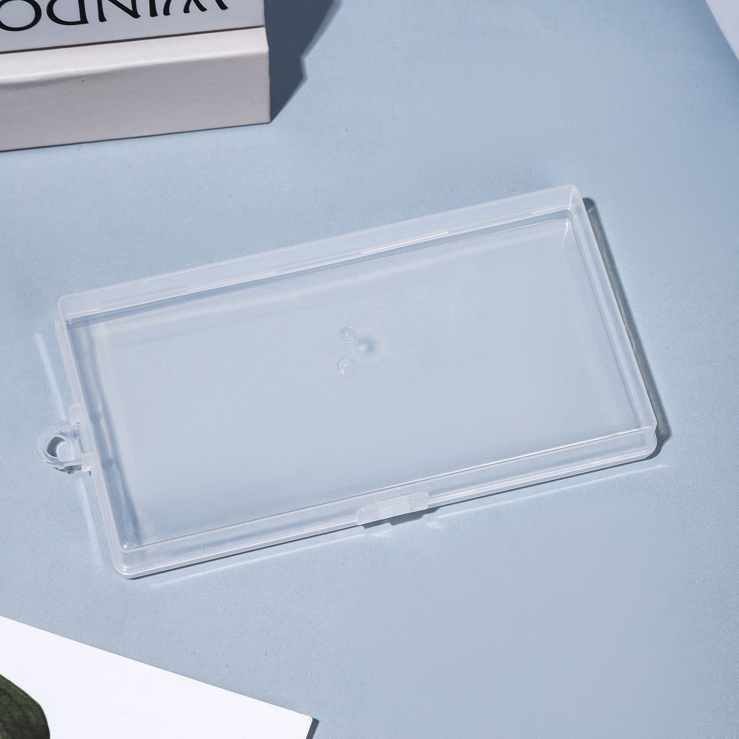 Schlanke transparente Aufbewahrungsbox Brehn