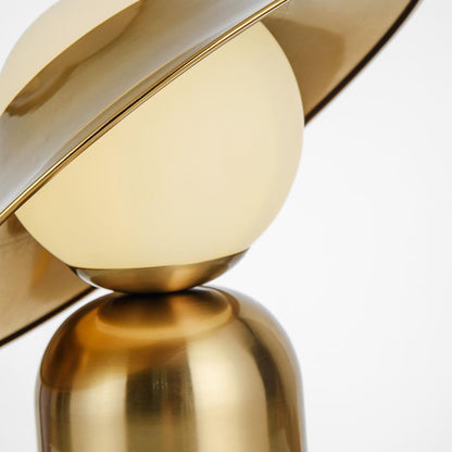 Moderne Tischlampe mit einzigartigem skulpturalem Design