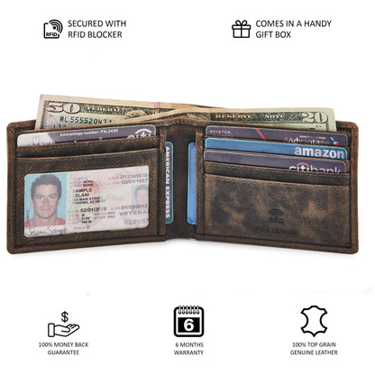 Premium Leder Wallet Brehn