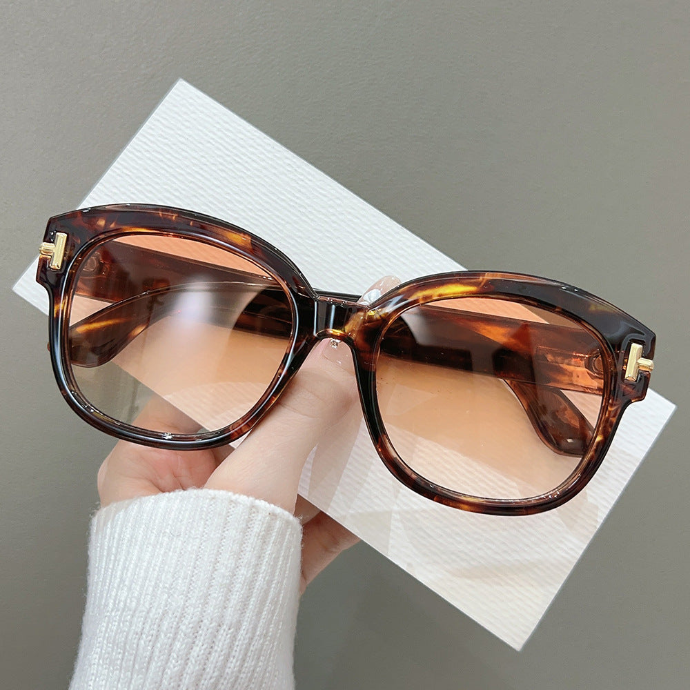 Chic Übergroße Rahmen Sonnenbrille Brehn
