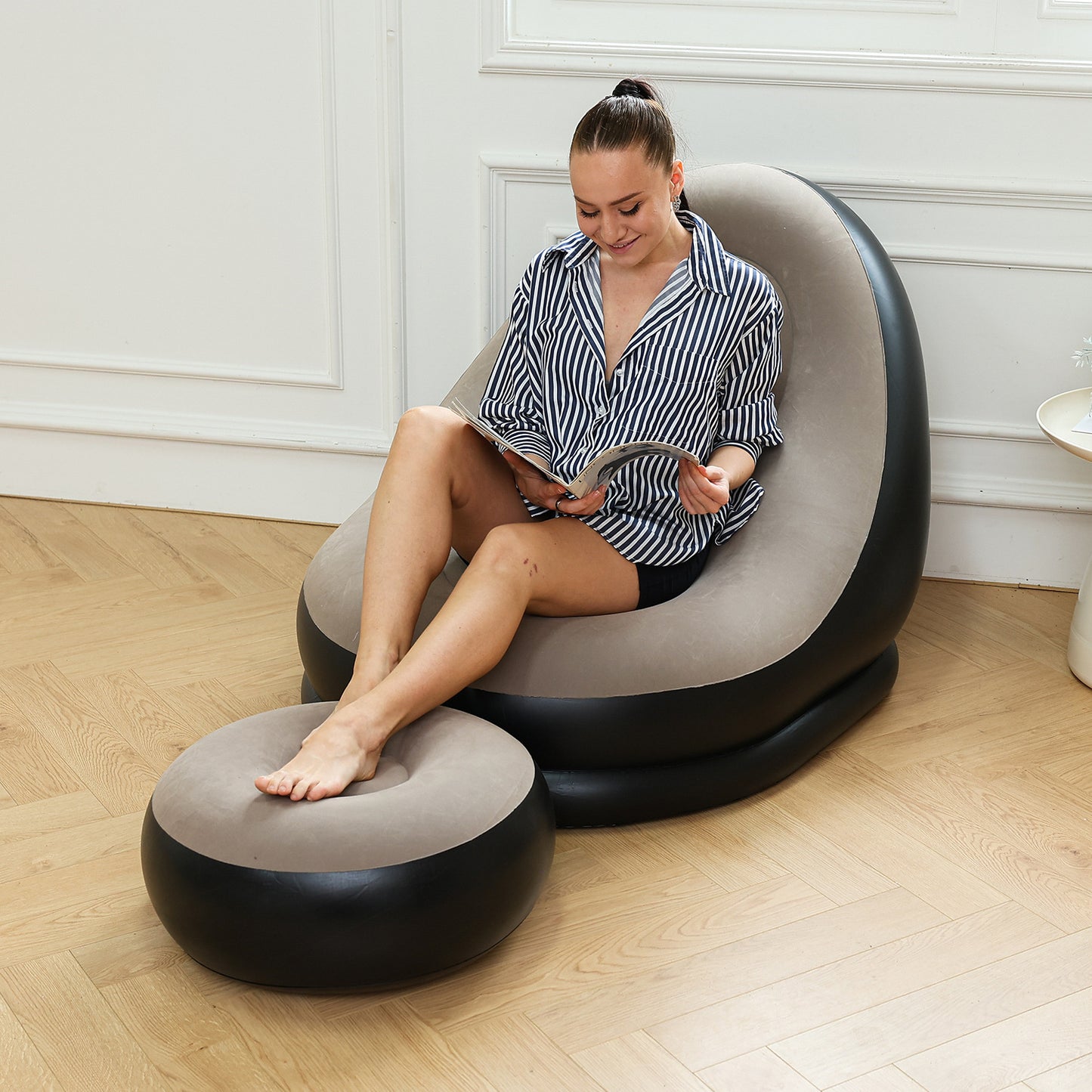 Damen Aufblasbares Komfort-Sofa mit ergonomischer Rückenlehne Brehn