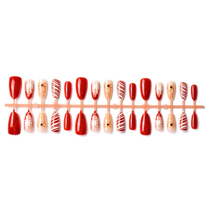 Festliches saisonales Press-On-Nail-Art-Set Brehn 1790636425