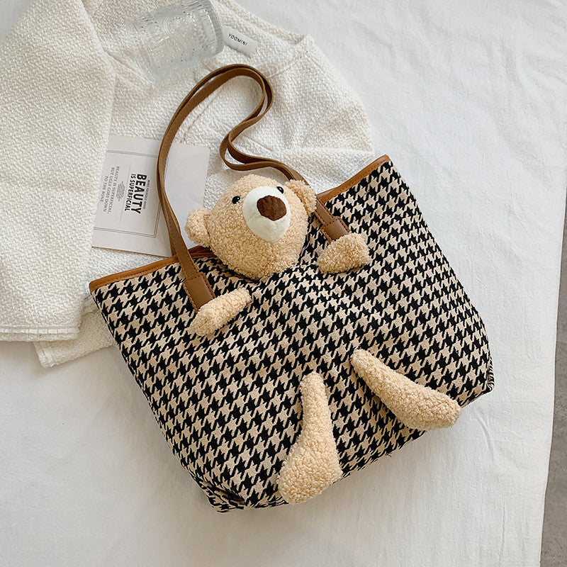 Fun Plush Bear Handtasche mit Griff