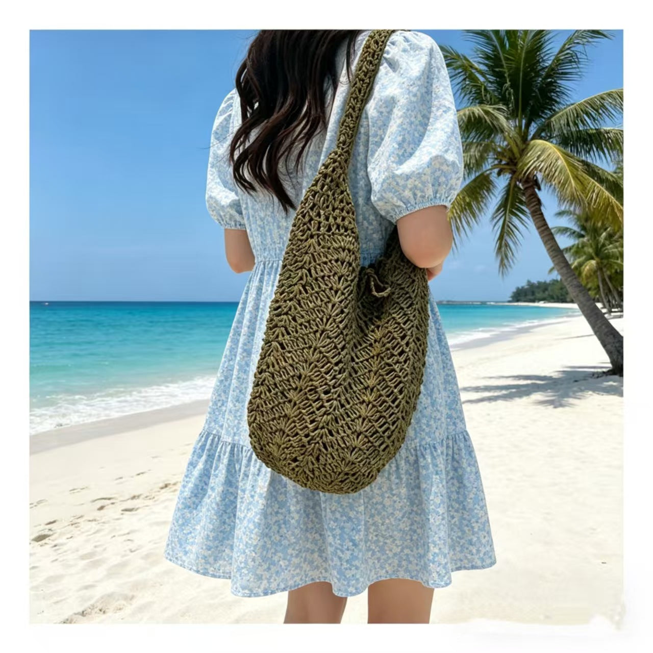 Handgefertigte Makramee Shopper-Tasche Brehn