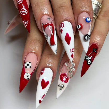 Kreatives Kunstnagelset mit Mischmotiven Brehn