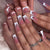 Künstlerisches Dual Design Press-On Nagelset Brehn