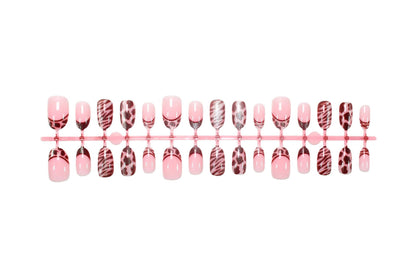 Kunstnagelset mit modernen Tier- und Musterdesigns Brehn