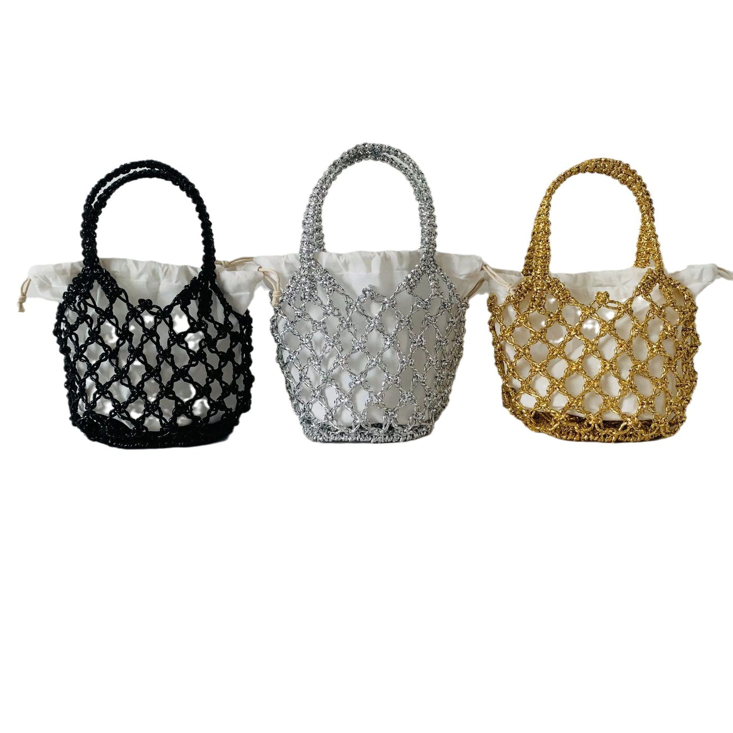 Netz-Shopper-Tasche mit Innenfutter Brehn