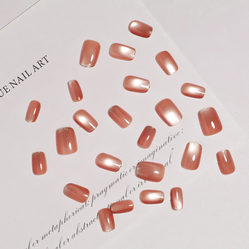 Premium Glossy Gel Press-On Nail Set Brehn