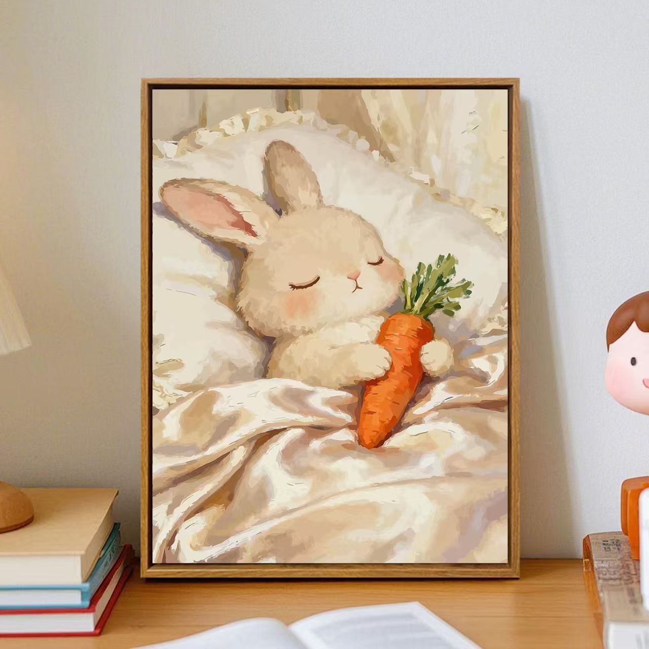 Gemütliche Cartoon-Hase Wandkunst Brehn