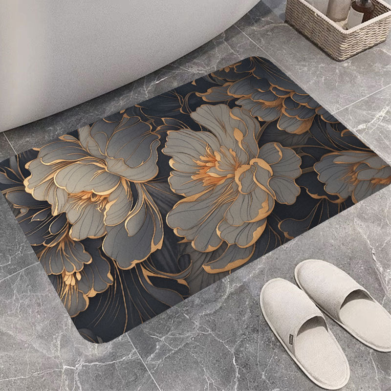 Blumenmuster Badematte Brehn
