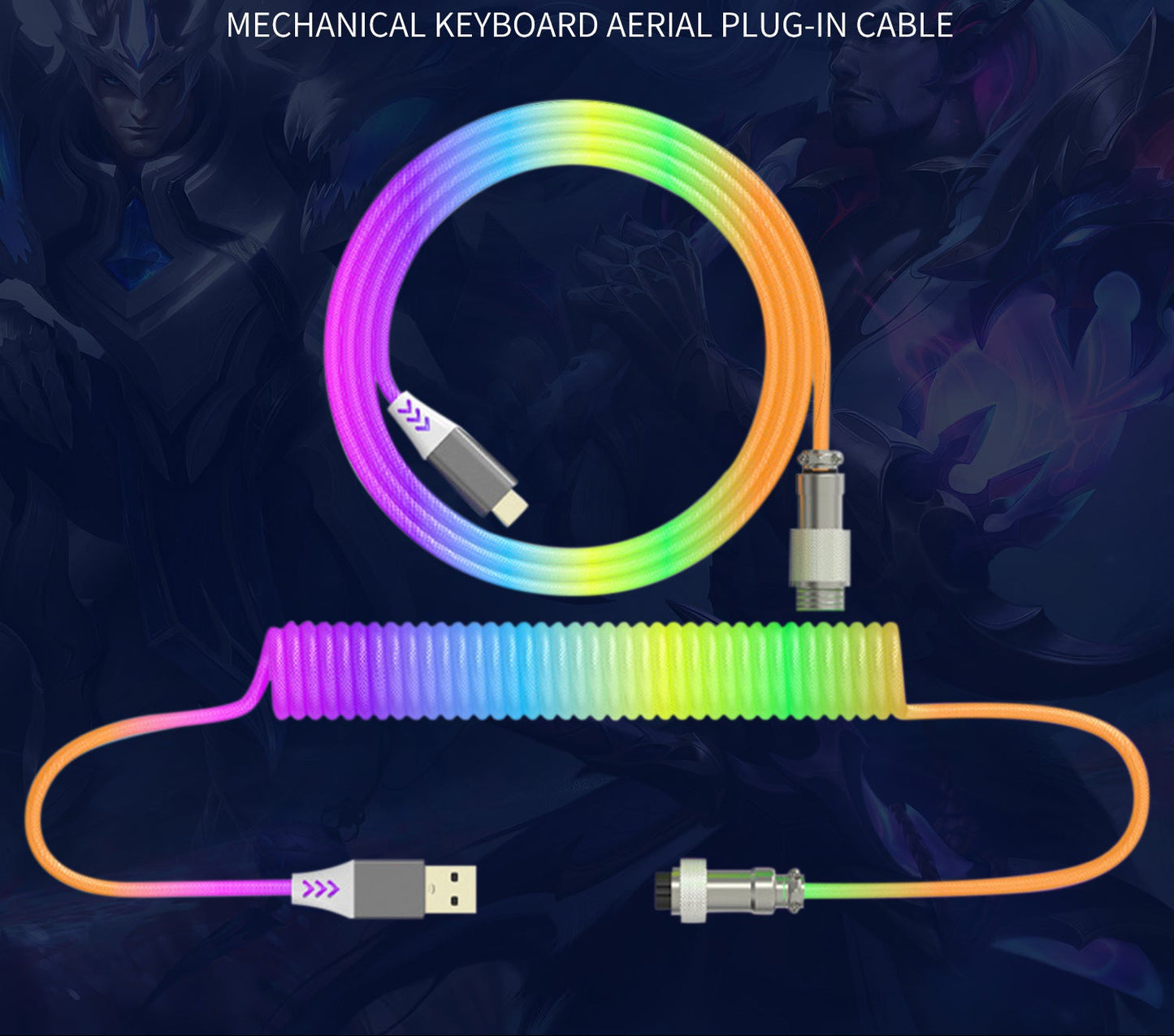 USB Type-C Mechanische Tastatur Verbindungskabel Brehn