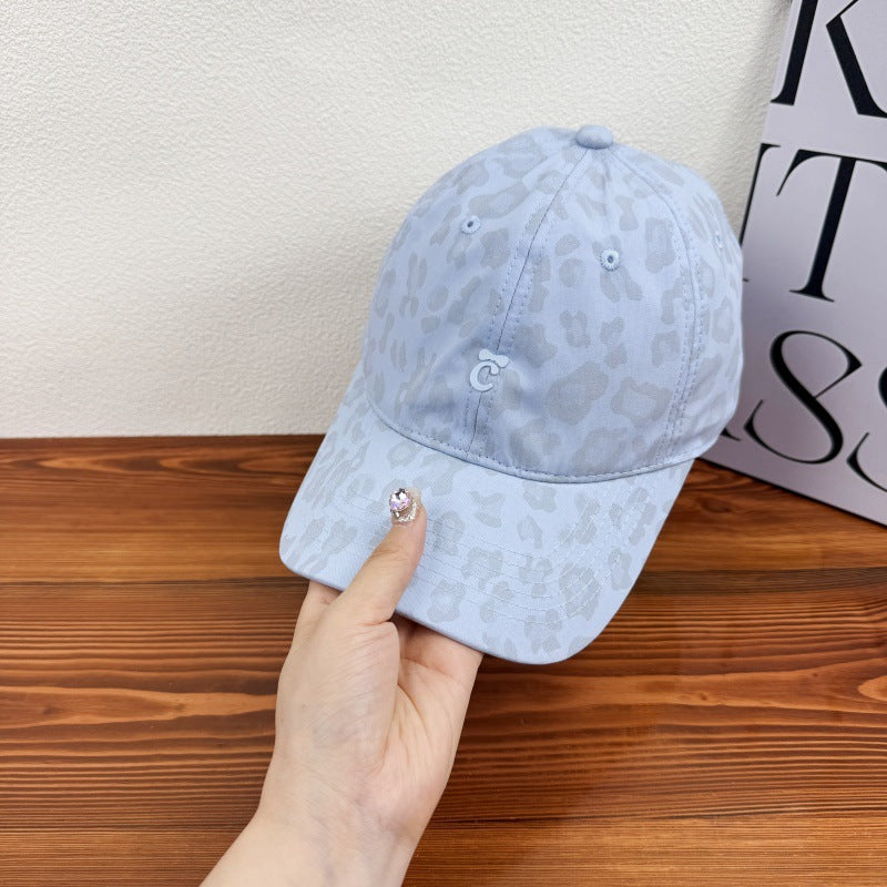 Damen Stylische Leopardenmuster Baseballmütze Brehn