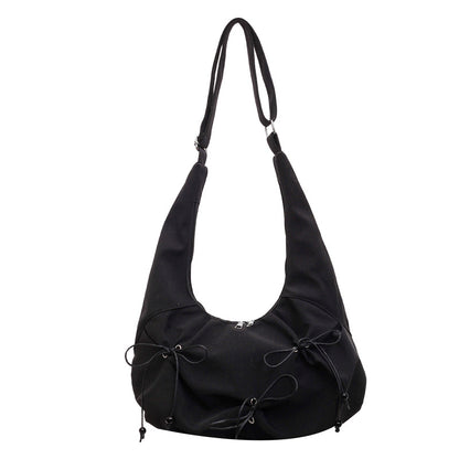 Modische weiche Stoff schlaffe Schultertasche