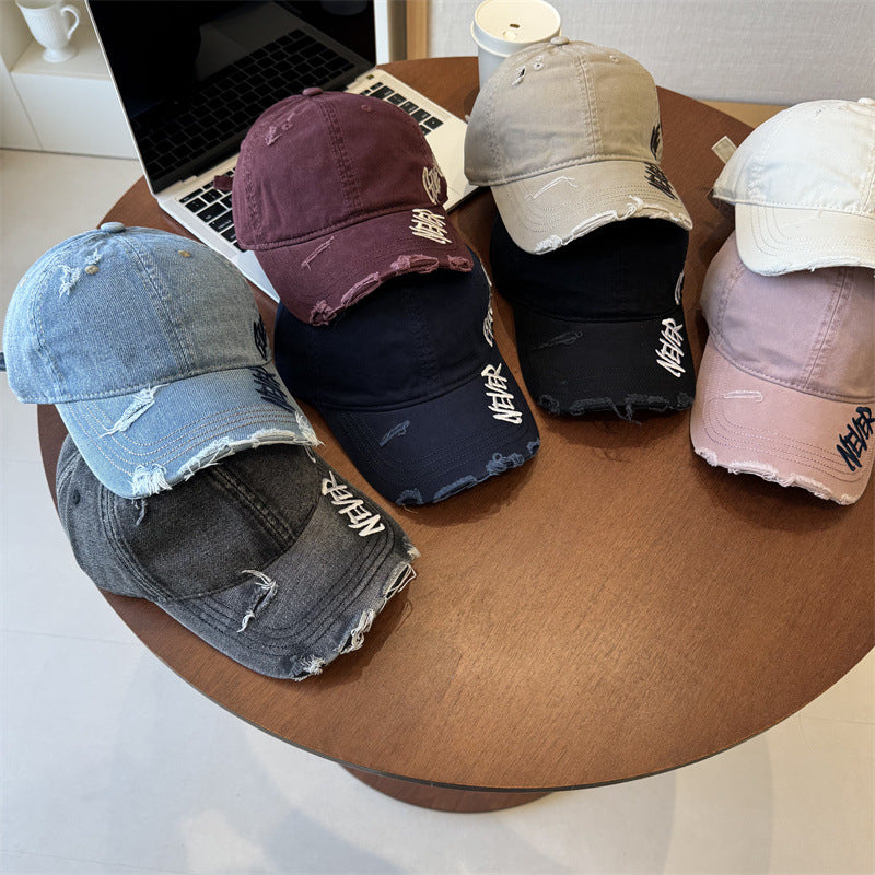 Unisex Distressed Graphic Baseball Cap Brehn