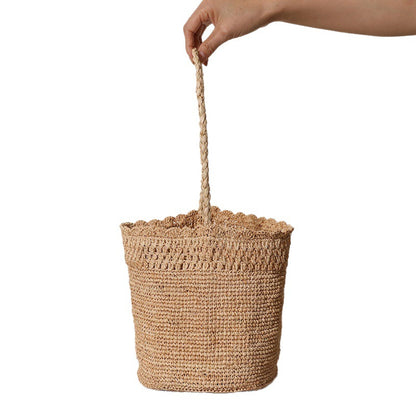 Geflochtene Basttasche Brehn