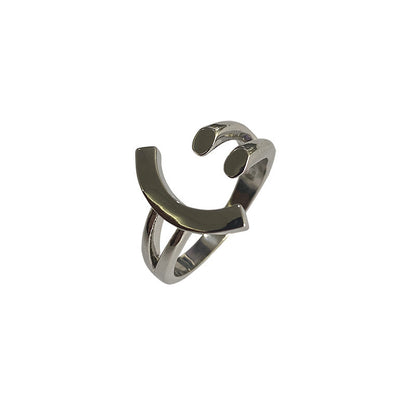 Verstellbarer Smiley-Gesicht-Ring Brehn