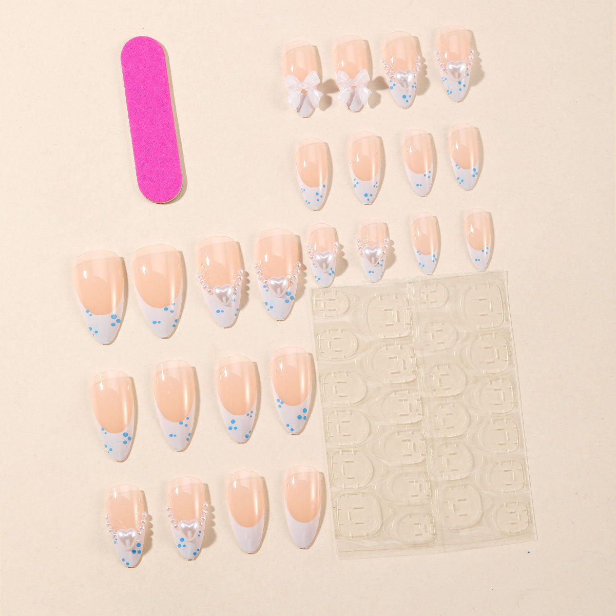 Dekoratives 3D Nail Art Set Brehn